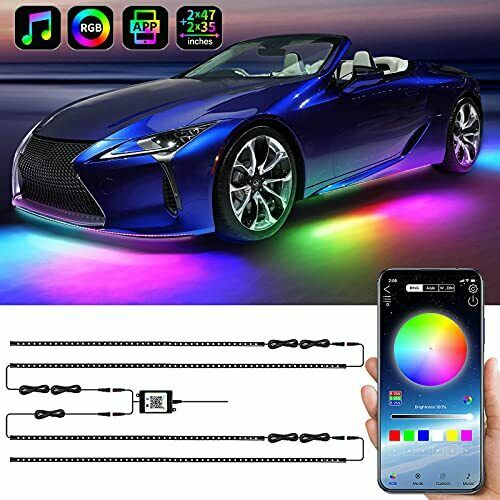 Exterior Car Underglow LED Strip Lights, Dream Color Chasing Neon Accent Lights