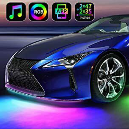 Exterior Car Underglow LED Strip Lights, Dream Color Chasing Neon Accent Lights